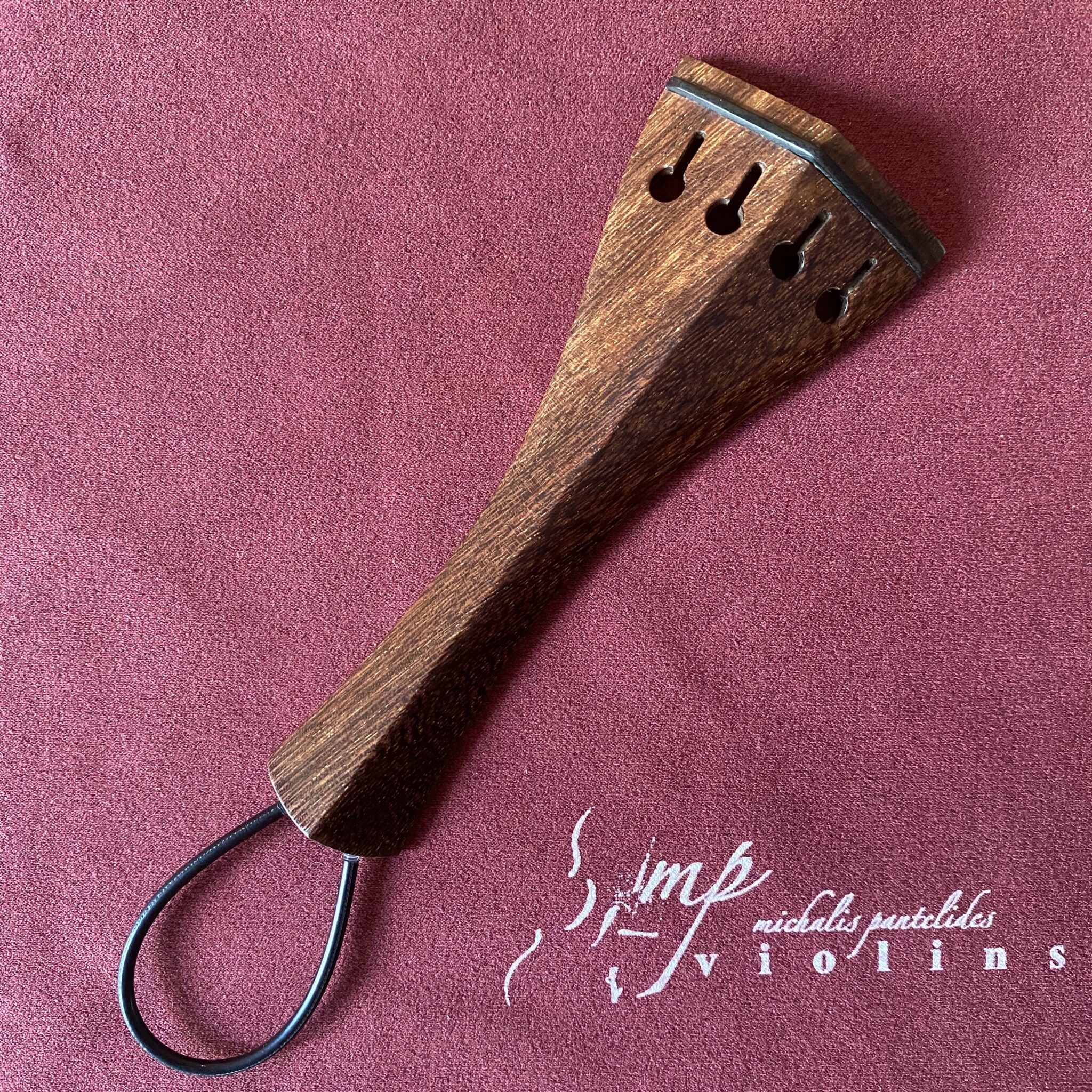 Violin tailpiece 4/4, Tamarind, Hill Model, MP Violins Michalis