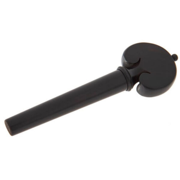 Cello peg, heart shape, Ebony