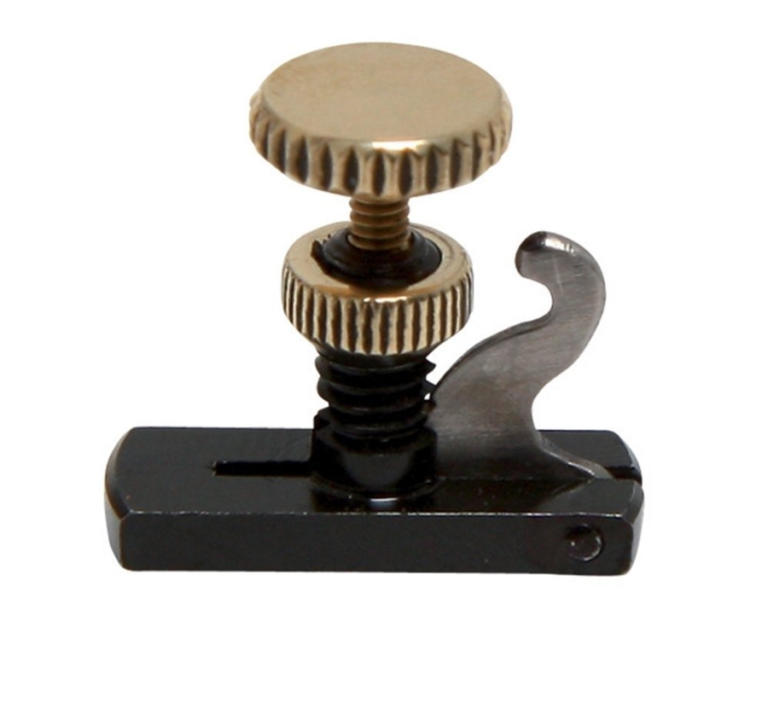 Violin Ulsa fine tuner 4/4, english model, black with gold plated screw