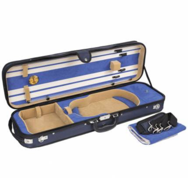 Violin Case Venezia 4/4, Blue/Beige