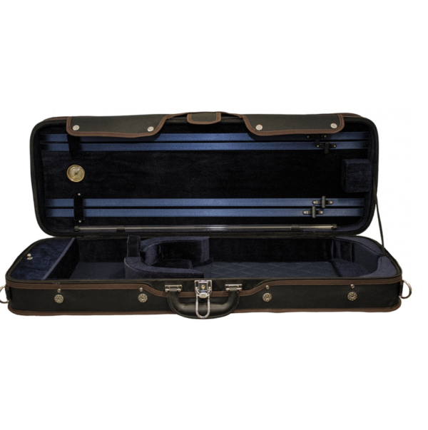 Viola case, adjustable interior